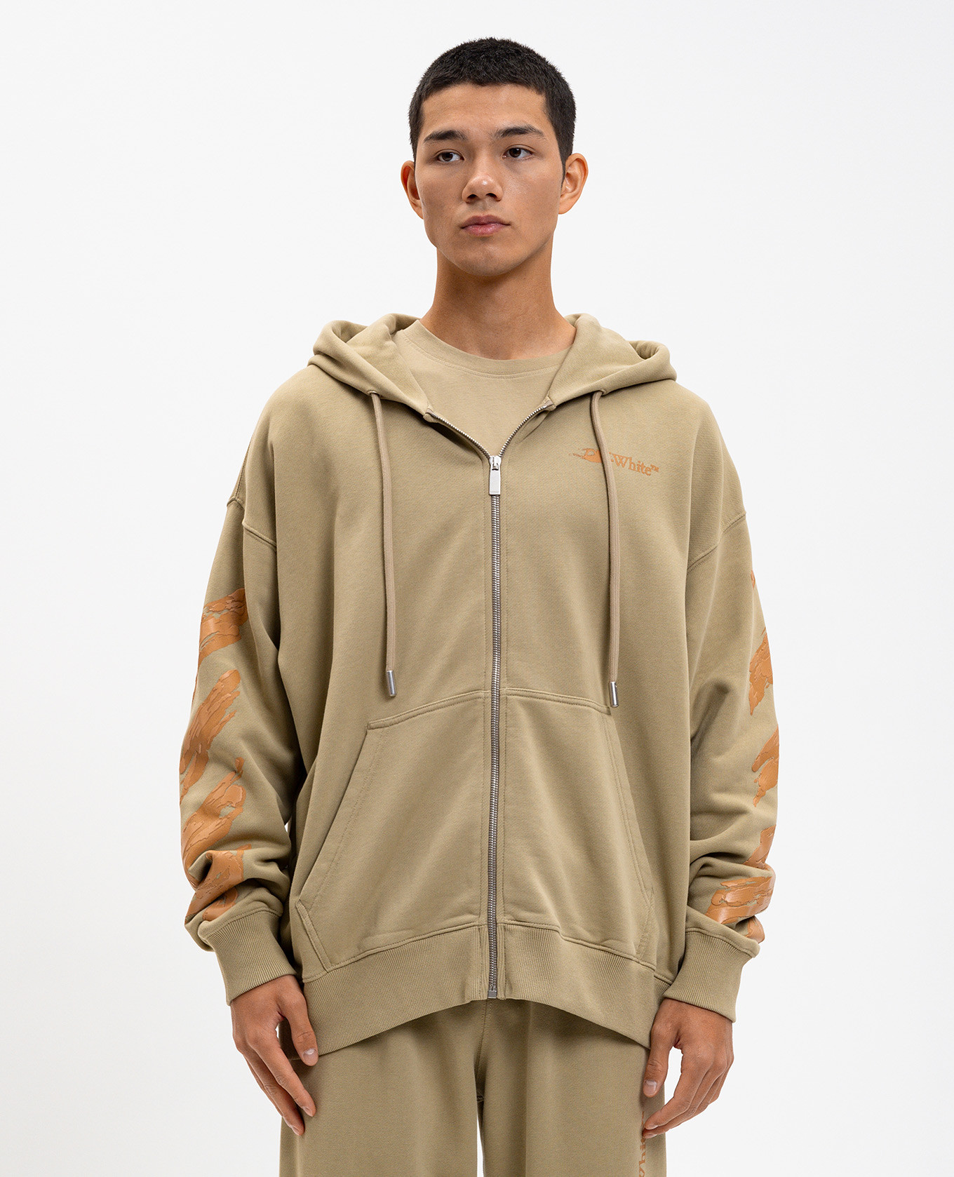 

Ink Arrow khaki track jacket Off-White