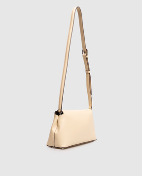 Toteme Ivory T-lock leather cross-body bag 234WAL950LE0025