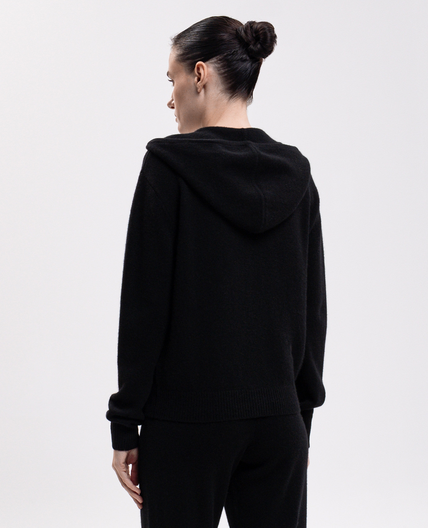 Black cashmere and wool sports jacket Sporty & Rich 4