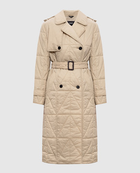 Mackage Mavis beige quilted trench coat MAVIS