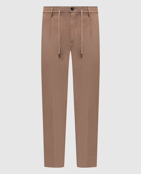 Peserico Brown wool pants R54274D08274