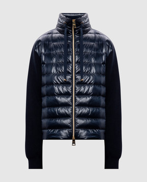 Herno Blue combination jacket MP000155D72098
