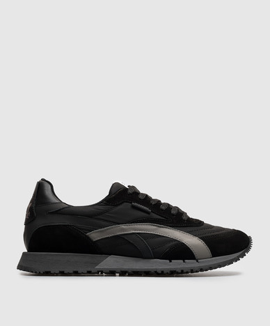 Black combination sneakers
