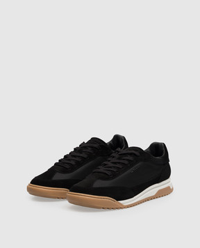 Kiton Black combination sneakers USSA514N01532