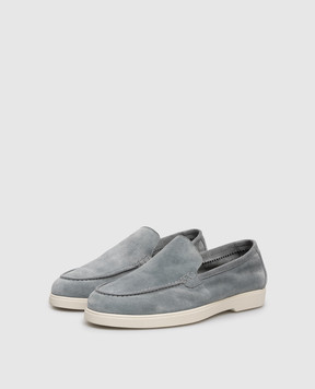 MooRER Saville grey suede loafers SAVILLEP5