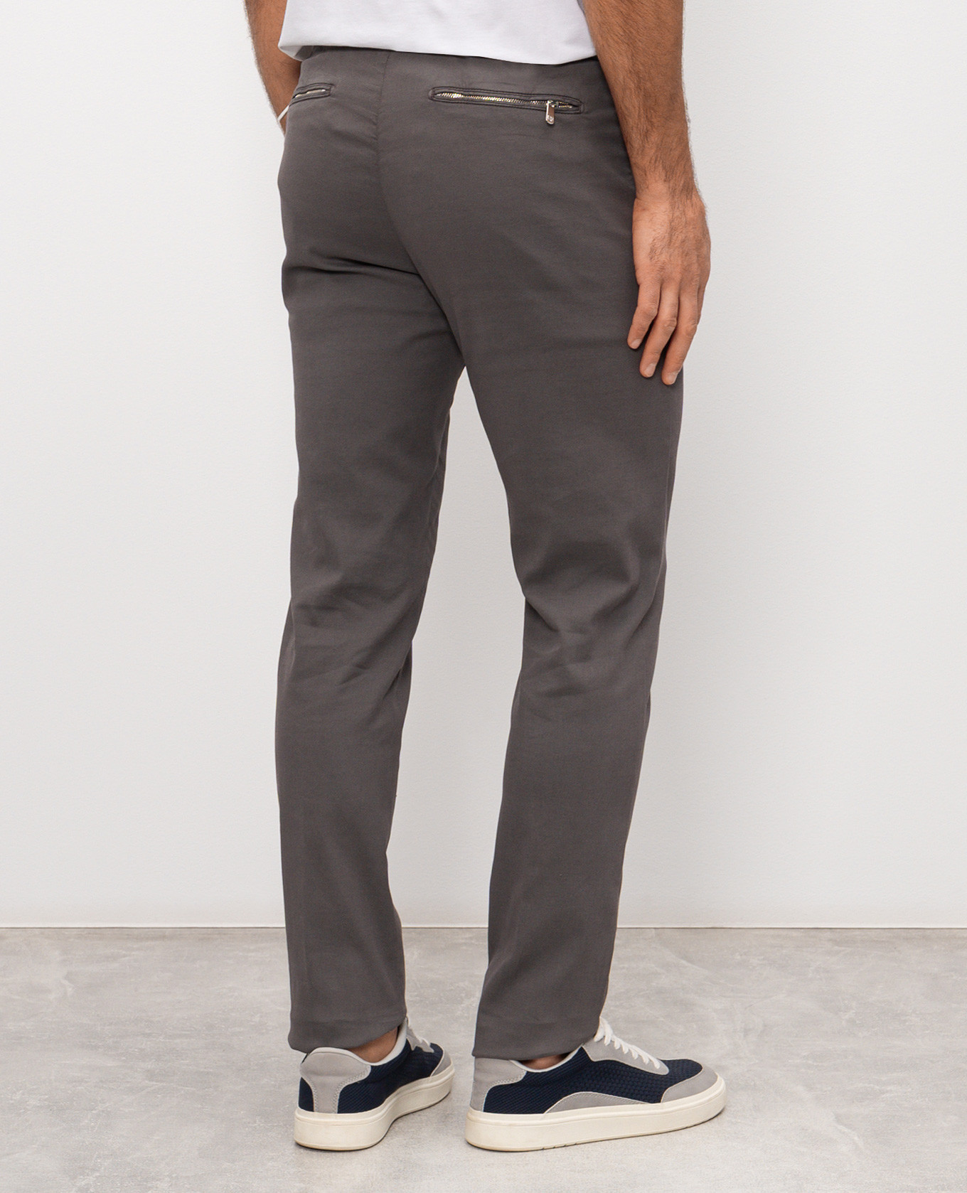 

Gray silk pants Marco Pescarolo, Grey