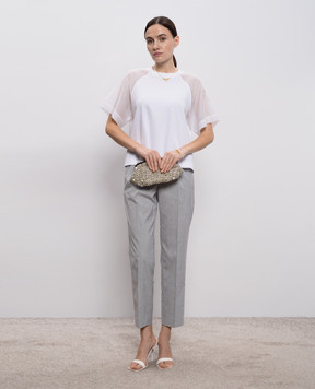 Peserico Gray pants A0467801941