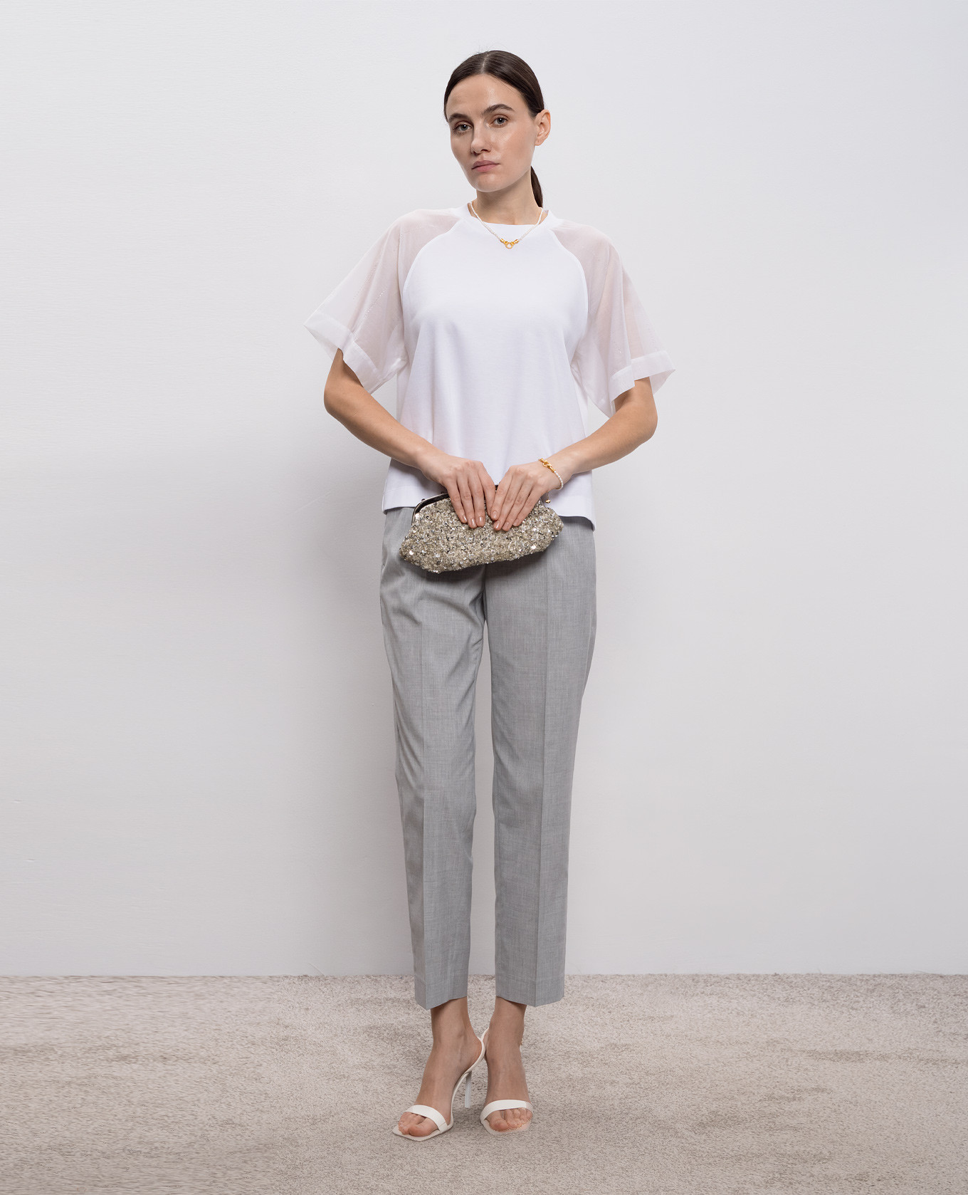 Gray pants Peserico 2