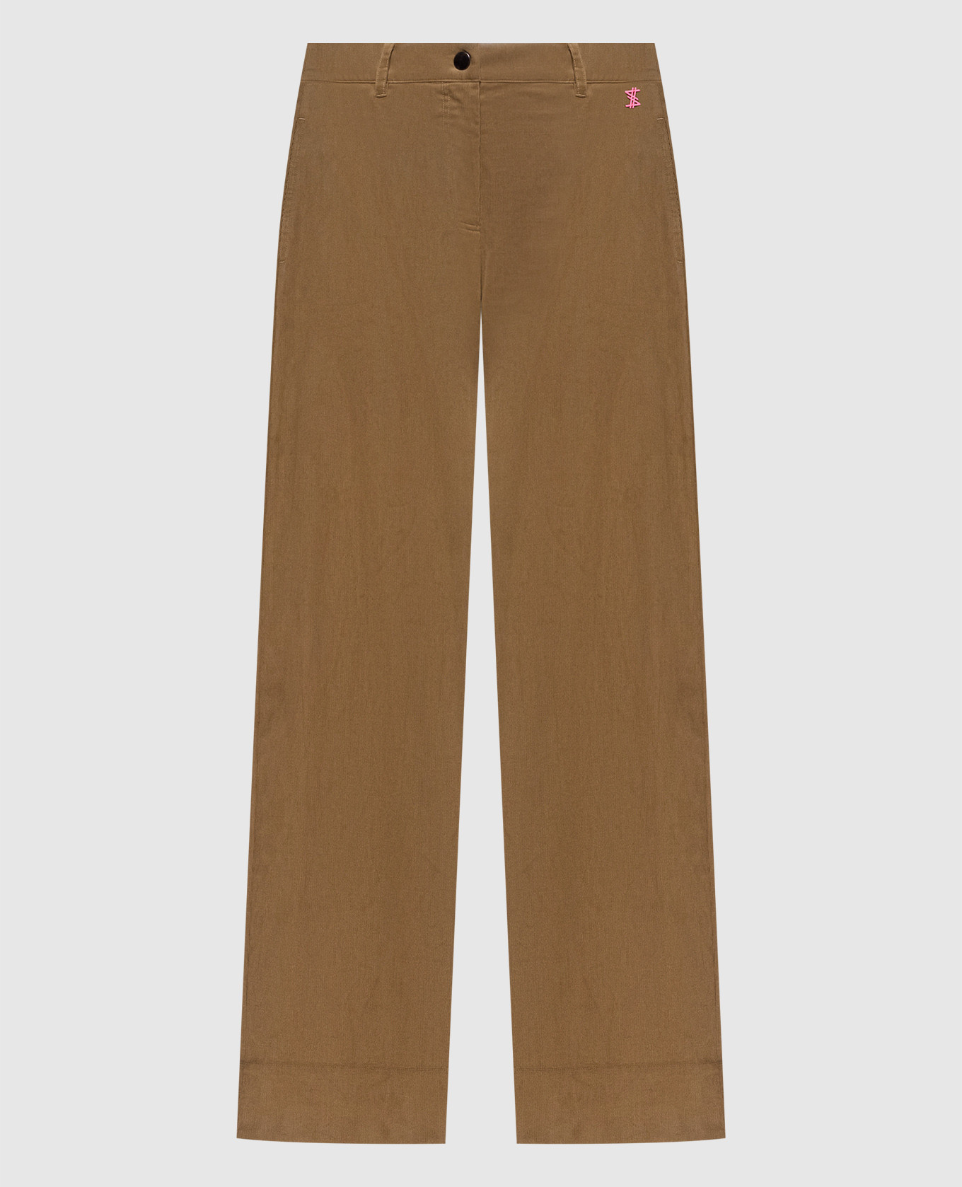 Brown velvet pants Twinset