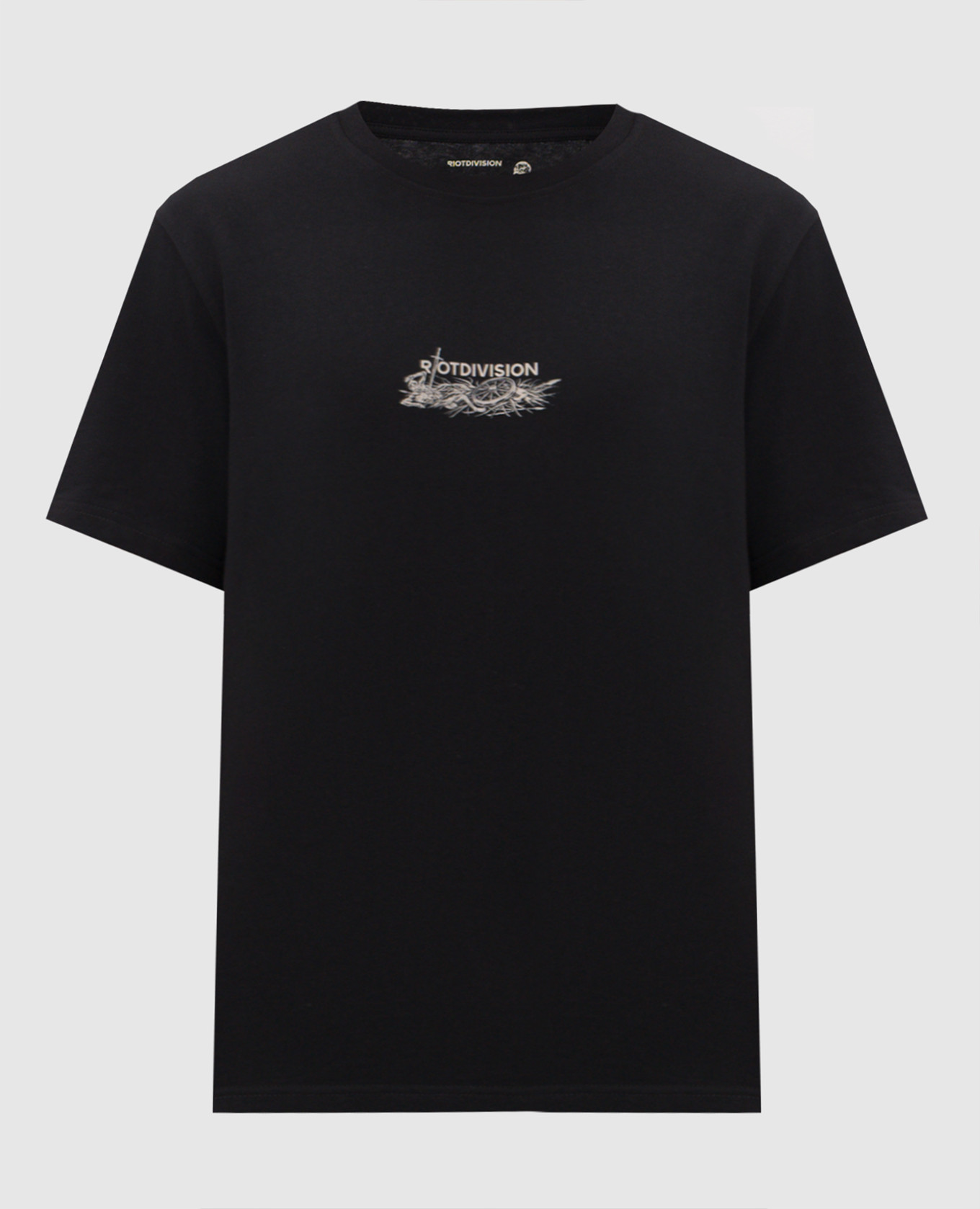 Black Plague T-shirt with print