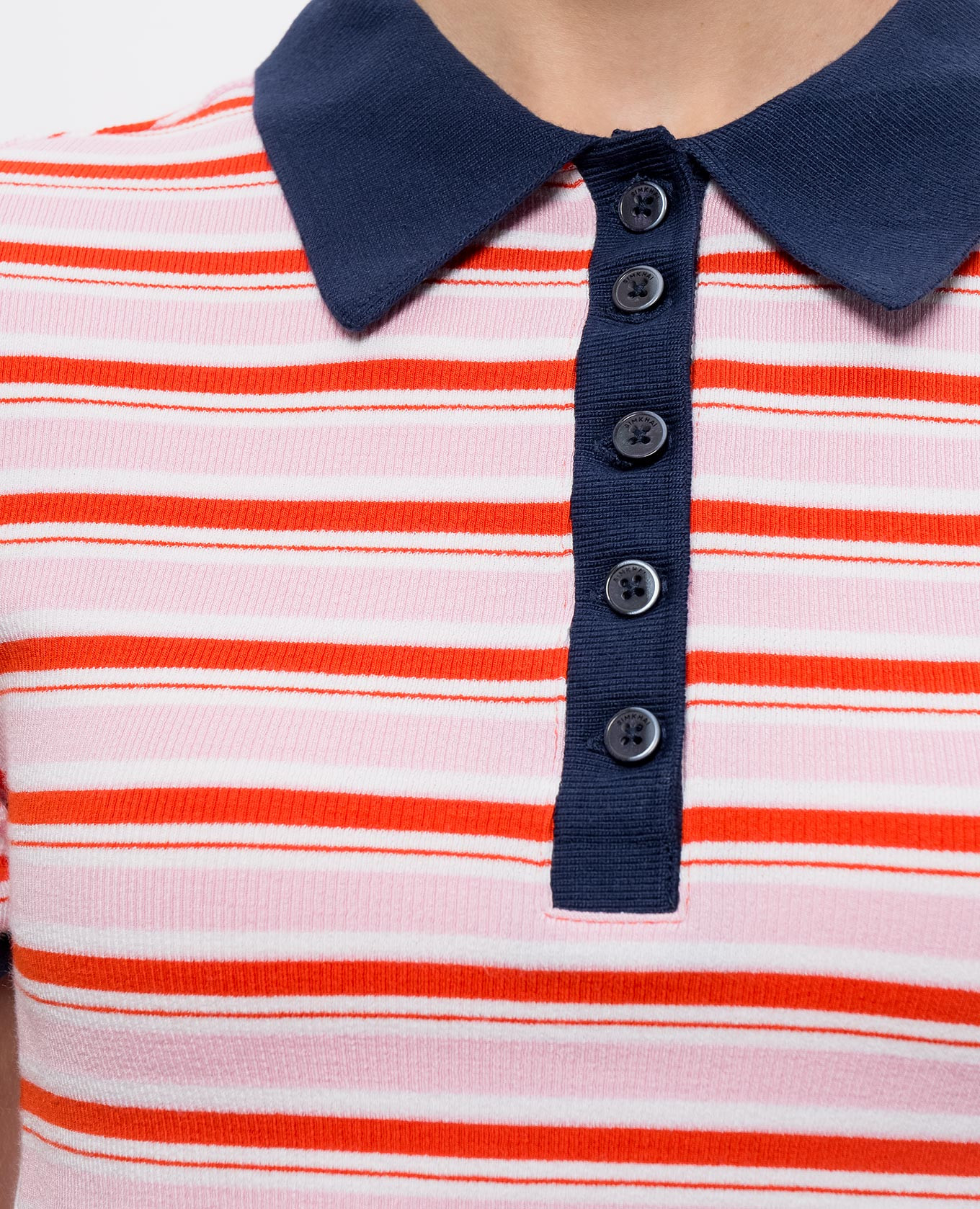 

Striped polo Simkhai, Pink