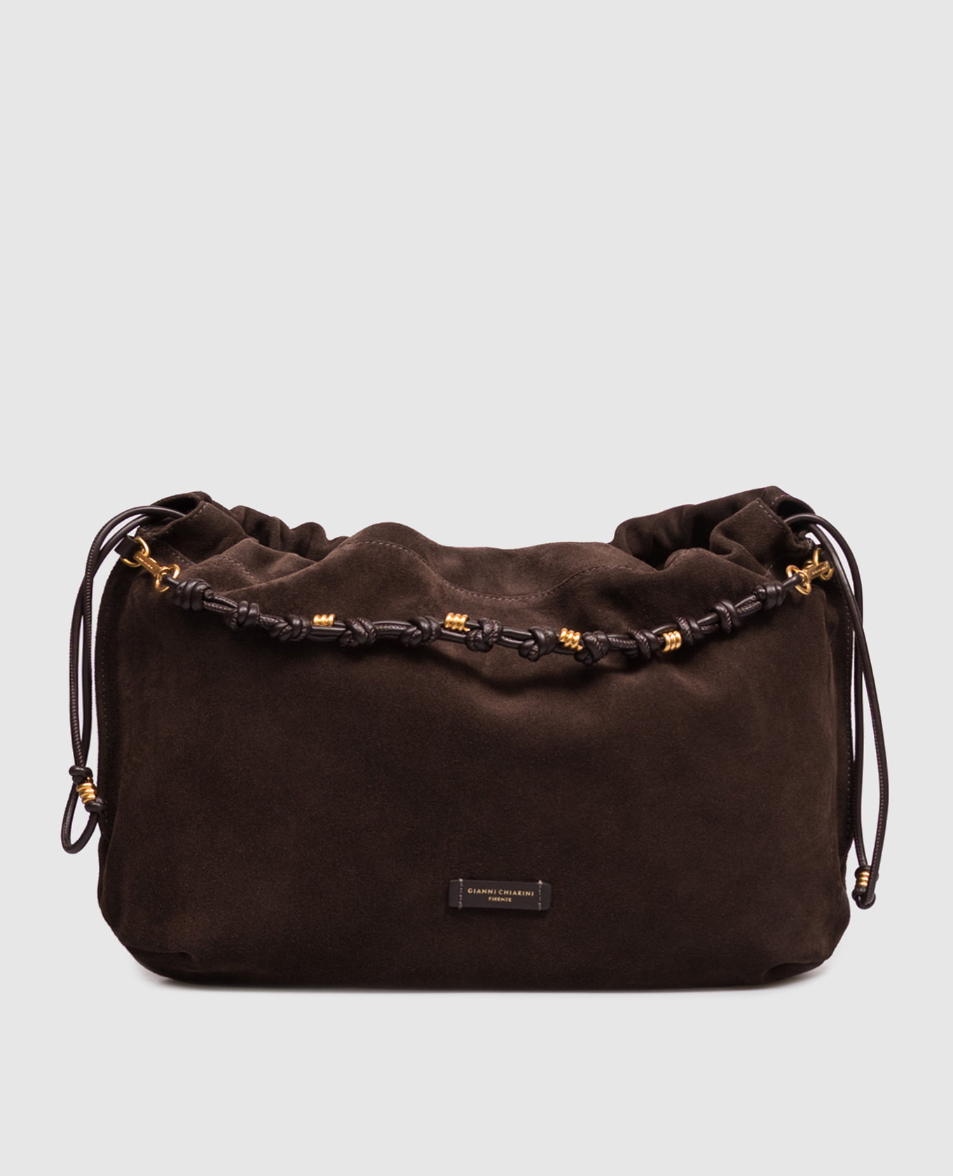 Brown suede bag Morgana