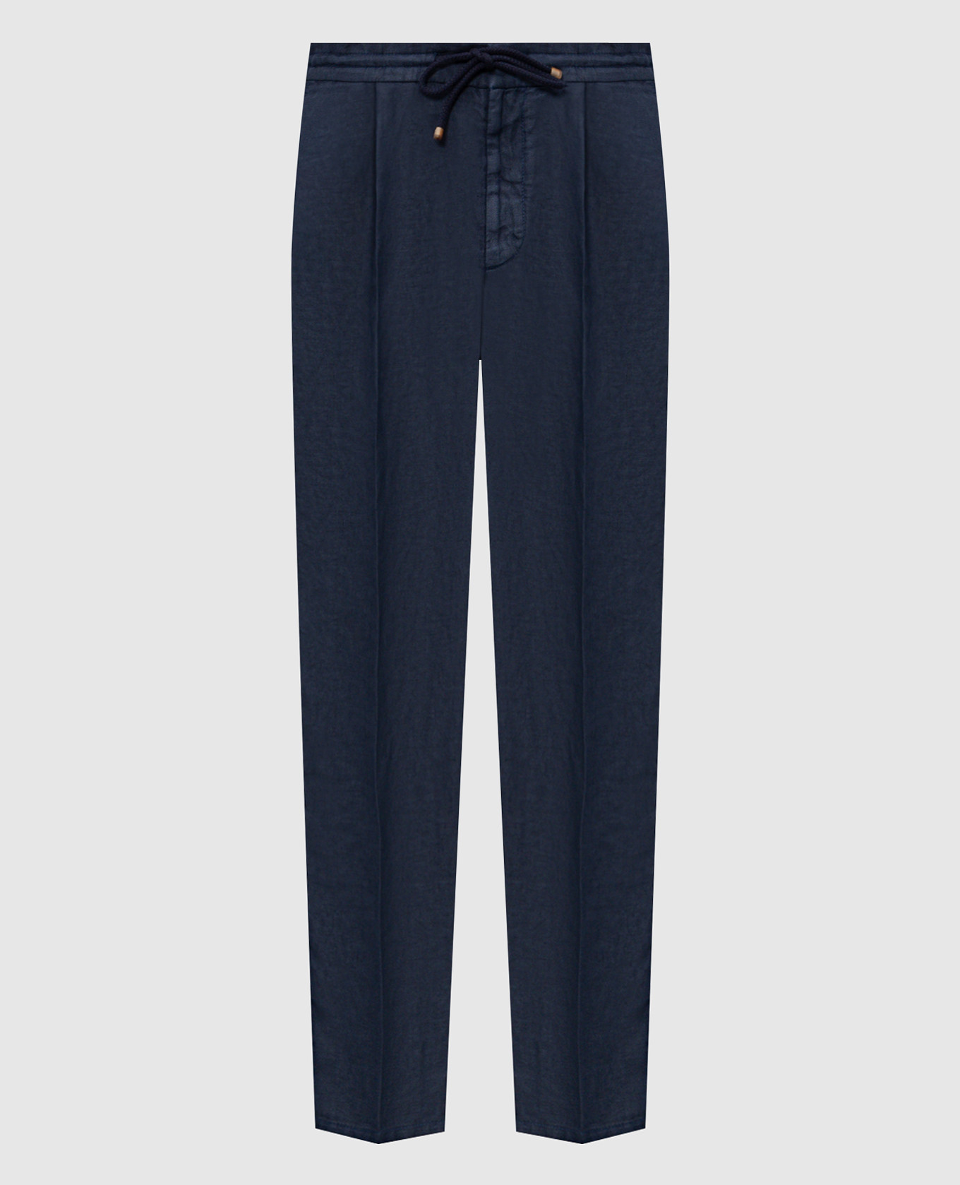 Blue linen pants