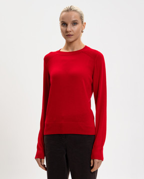 Max & Co Red BERLINA wool jumper with logo MCOBERLINA