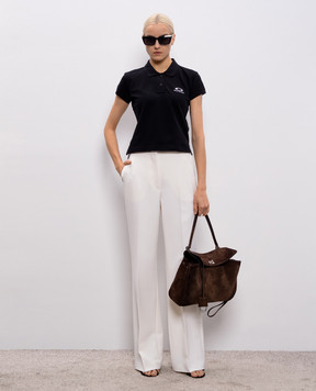 Balenciaga Black polo with logo 858098TTVT8
