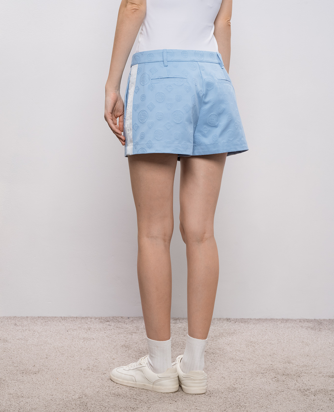 

Blue shorts pattern Casablanca, Light blue