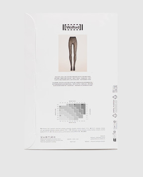 Wolford Black ROSE LACE lace tights 19494