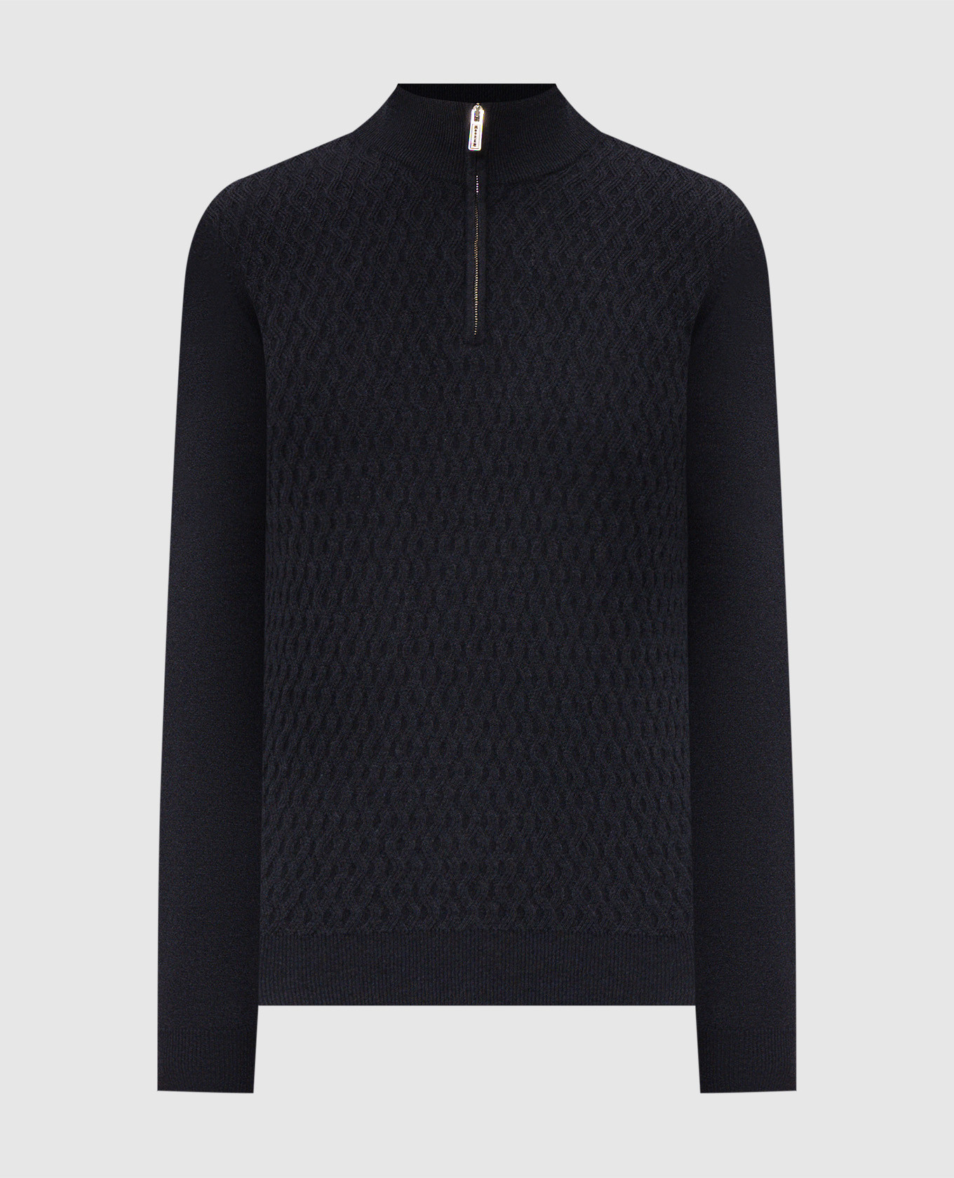 TERNI blue wool and cashmere jumper MooRER