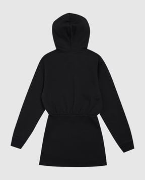 Off-White Children's black dress with emblem 44GDF005F26F001