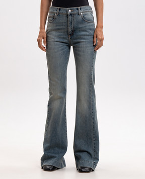 Alexander McQueen Blue flared jeans A005FSQMAC4