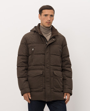 Be Florence Brown down jacket BE26M16