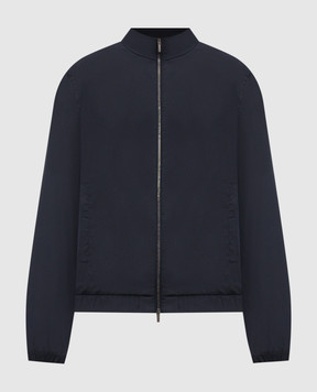 Peserico Blue jacket with logo R5227000029