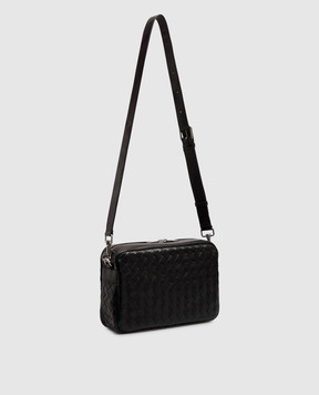 Bottega Veneta Black Intrecciato leather bag with weaving 755925V2HL1