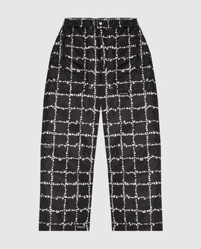 Balmain Children's black ski pants BZ6C10N0447610