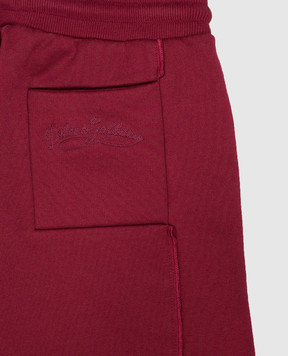 Dolce&Gabbana Children's burgundy sweatpants L5JPI6G7QNV36