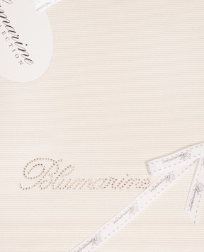Blumarine Home Beige runner with crystals W0200250033