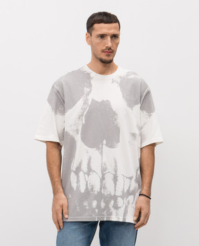 Alexander McQueen White printed T-shirt 848931QTAEB