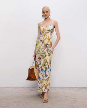 Momoni INCANTO ivory silk dress MODR03601MO
