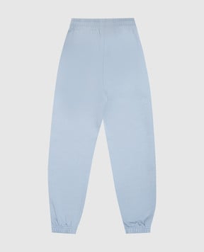 Off-White Children's blue joggers with logo print 44BCH001S26F005