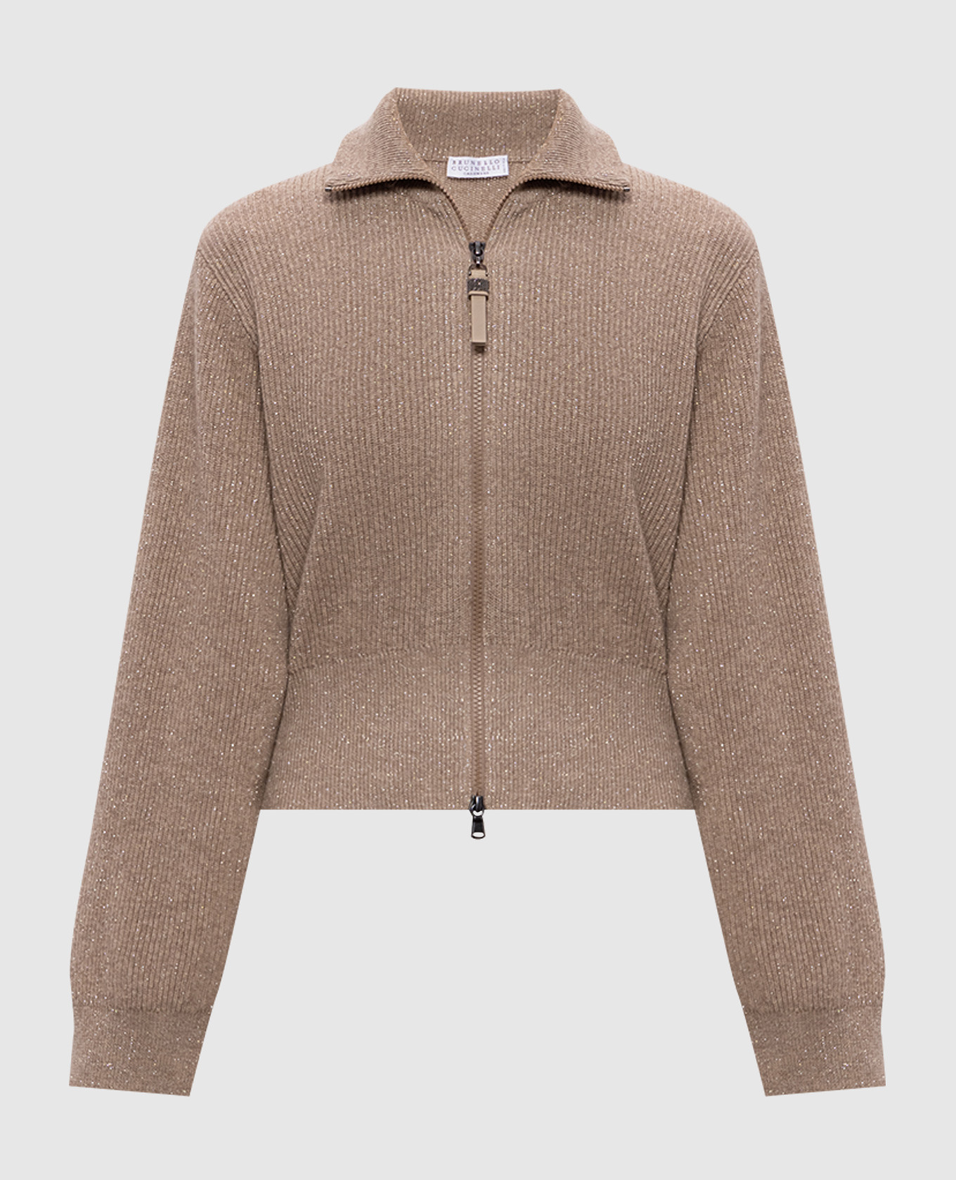 Brown cashmere cardigan