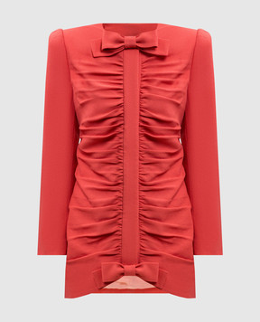 Valentino Coral wool jacket with drape 8B0CE5R5A6F