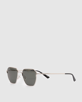 Alexander McQueen Silver sunglasses with logo engraving 861681I3330
