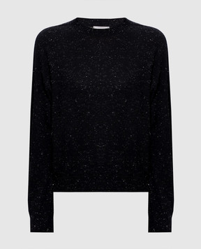 Peserico Black wool sweater with lurex A99269F1809771