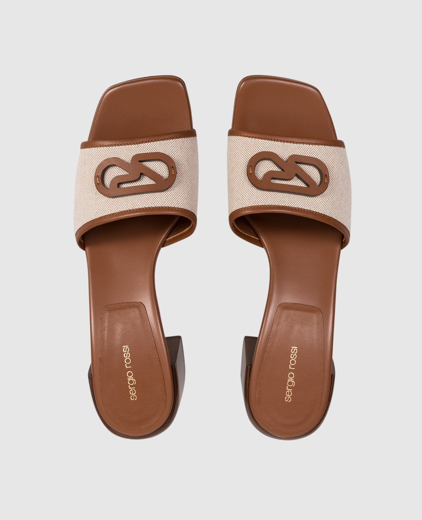 Beige Surge mules Sergio Rossi 4