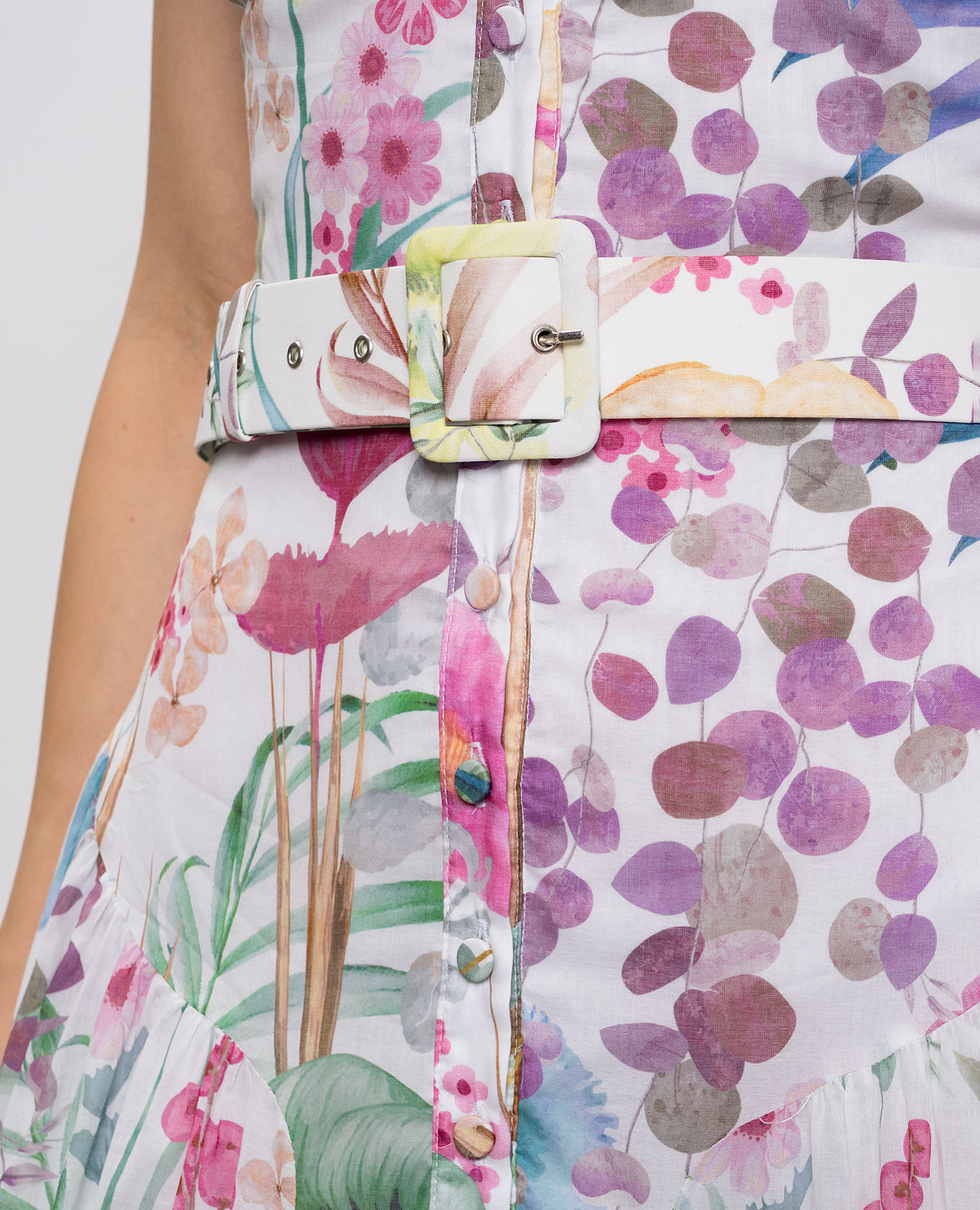 

Cael dress in floral print Charo Ruiz, White