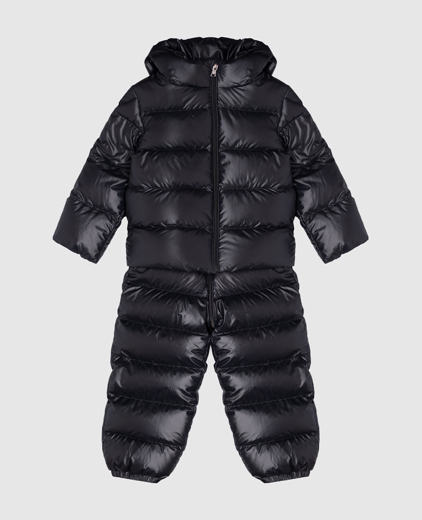Deidre baby blue down set with jumpsuit and down jacket