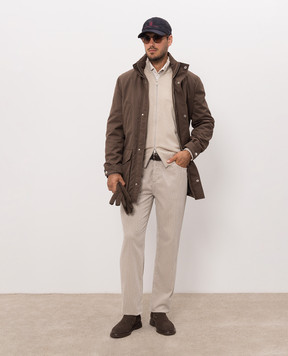 Brunello Cucinelli Beige corduroy pants M280NF1012
