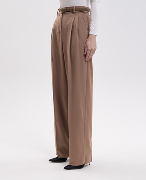 Max Mara Brown COCCO wool trousers MSTCOCCO