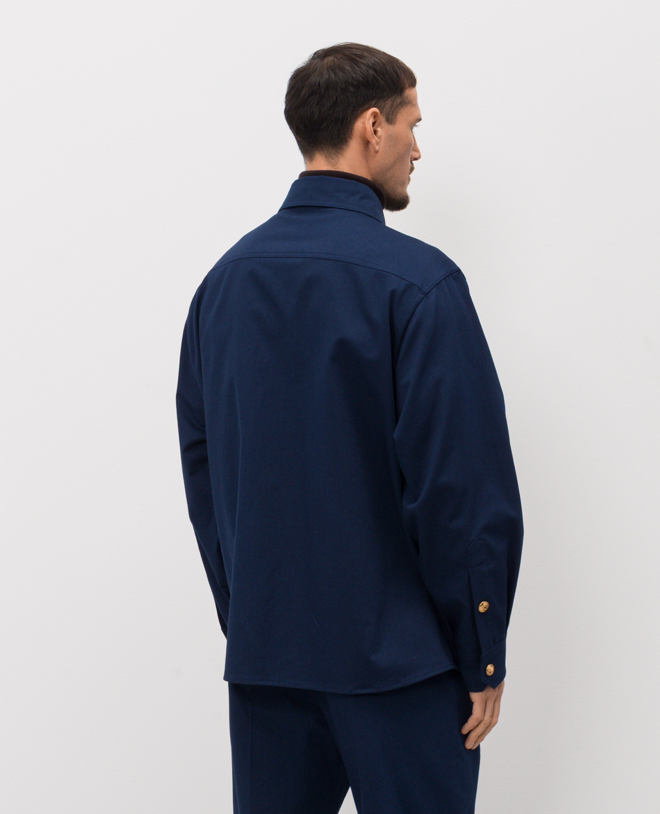 Blue shirt with monogram Valentino 4
