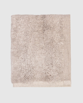 Hamam Beige terry face towel ASH RIBBED ASHRIBBEDWASHCLOTH
