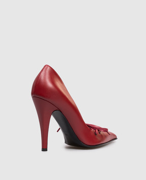 Alexander McQueen Red leather shoes 848266WHABY