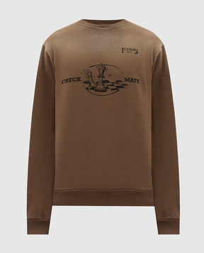 Iceberg Brown sweatshirt with print E0336334