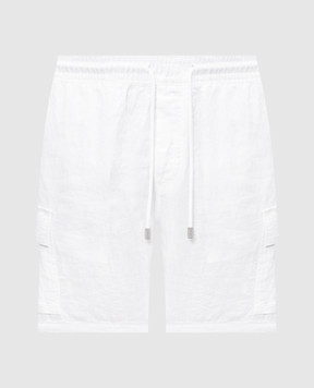 Vilebrequin White linen cargo shorts BAIU3U01