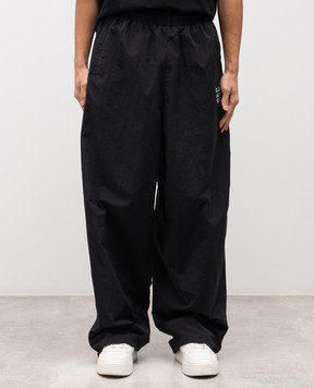 Vetements Black sweatpants with logo ME76GP122B