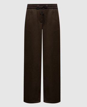 Peserico Brown sweatpants P04461J0A5071