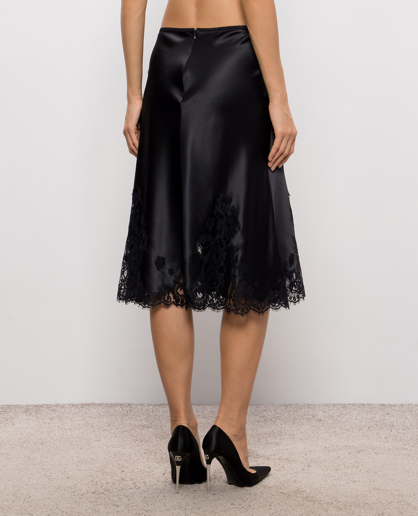 Black midi skirt Dolce&Gabbana 4